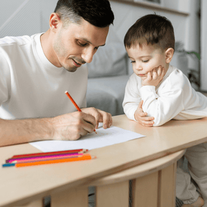 Smyles Arche de Motricité Montessori + Toboggan bois naturel