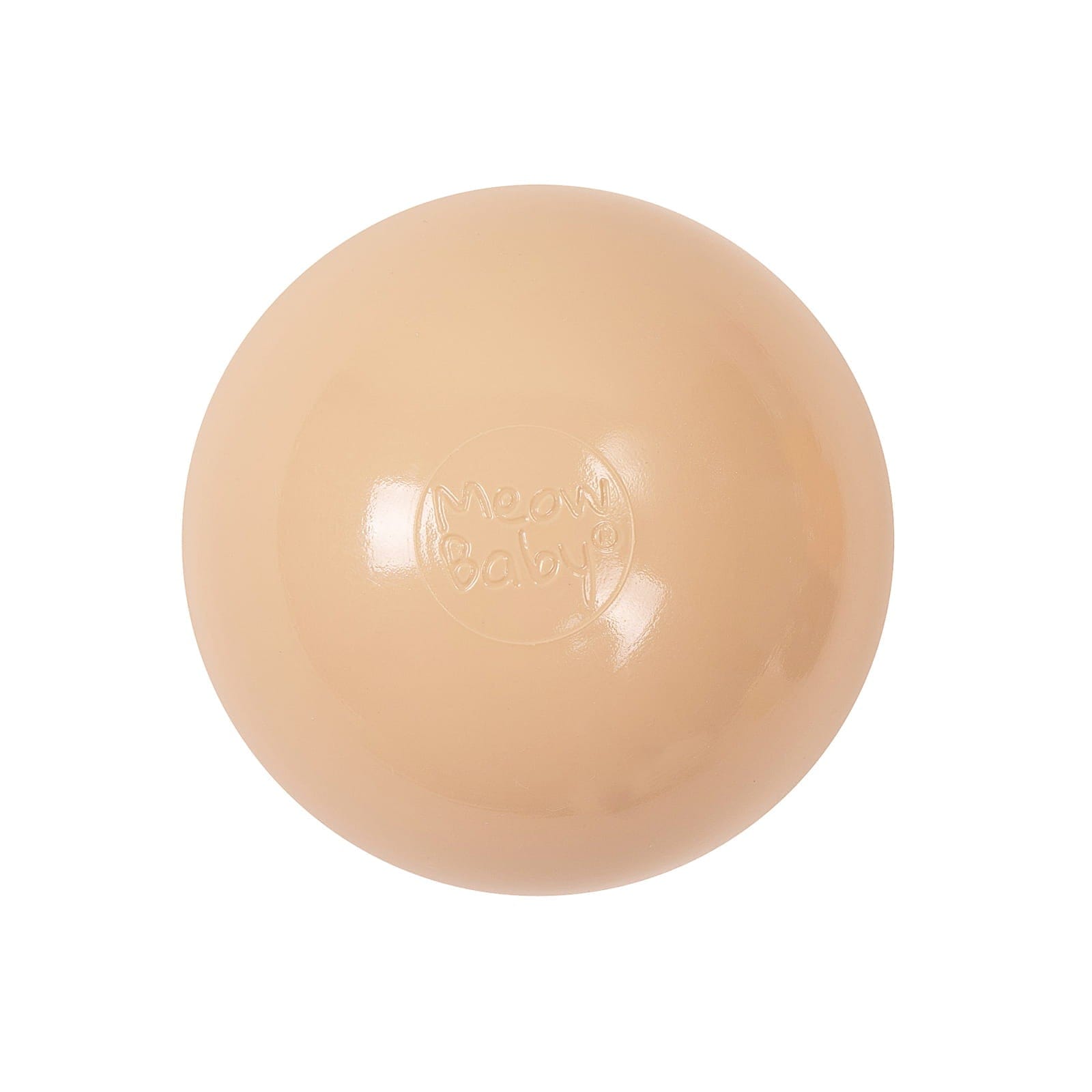 MeowBaby Balles en plastique Beige