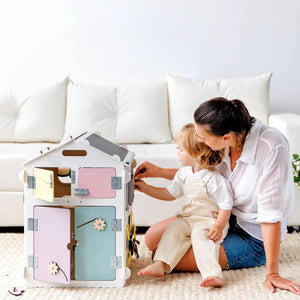 Smyles Busy Board Maison Blanche Pastel