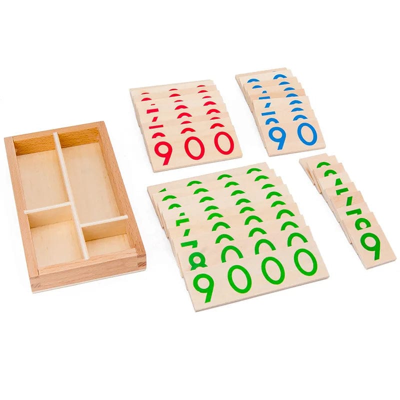 Smyles Carton nombre Montessori