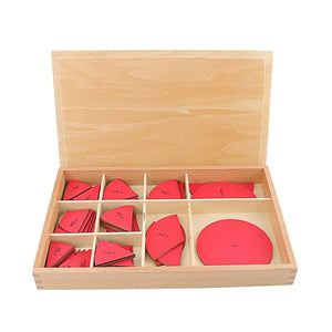 Smyles Cercle de Fraction en bois