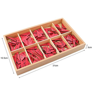 Smyles Cercle de Fraction en bois