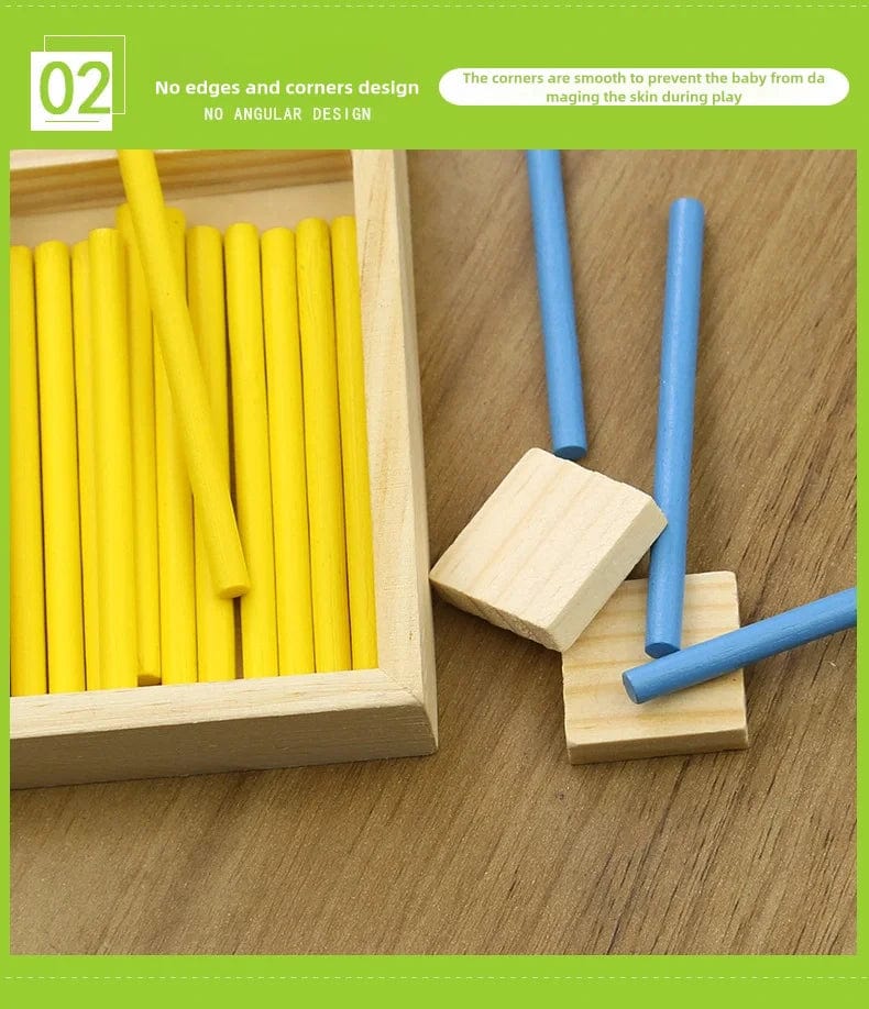 Smyles Coffret en bois arithmétique