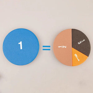 Smyles Cube de fraction en feutrine