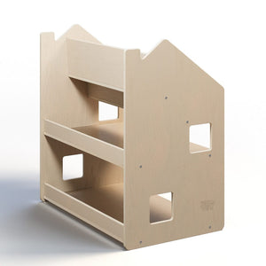 Smyles Étagère + Bibliothèque Montessori 2 en 1 Bois