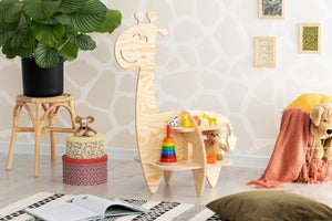 ADEKO Étagère Montessori Giraffe