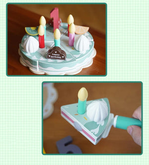 Smyles Gâteau d'anniversaire en bois