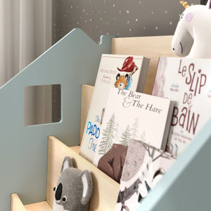 Smyles Grande Bibliothèque Montessori Bleue