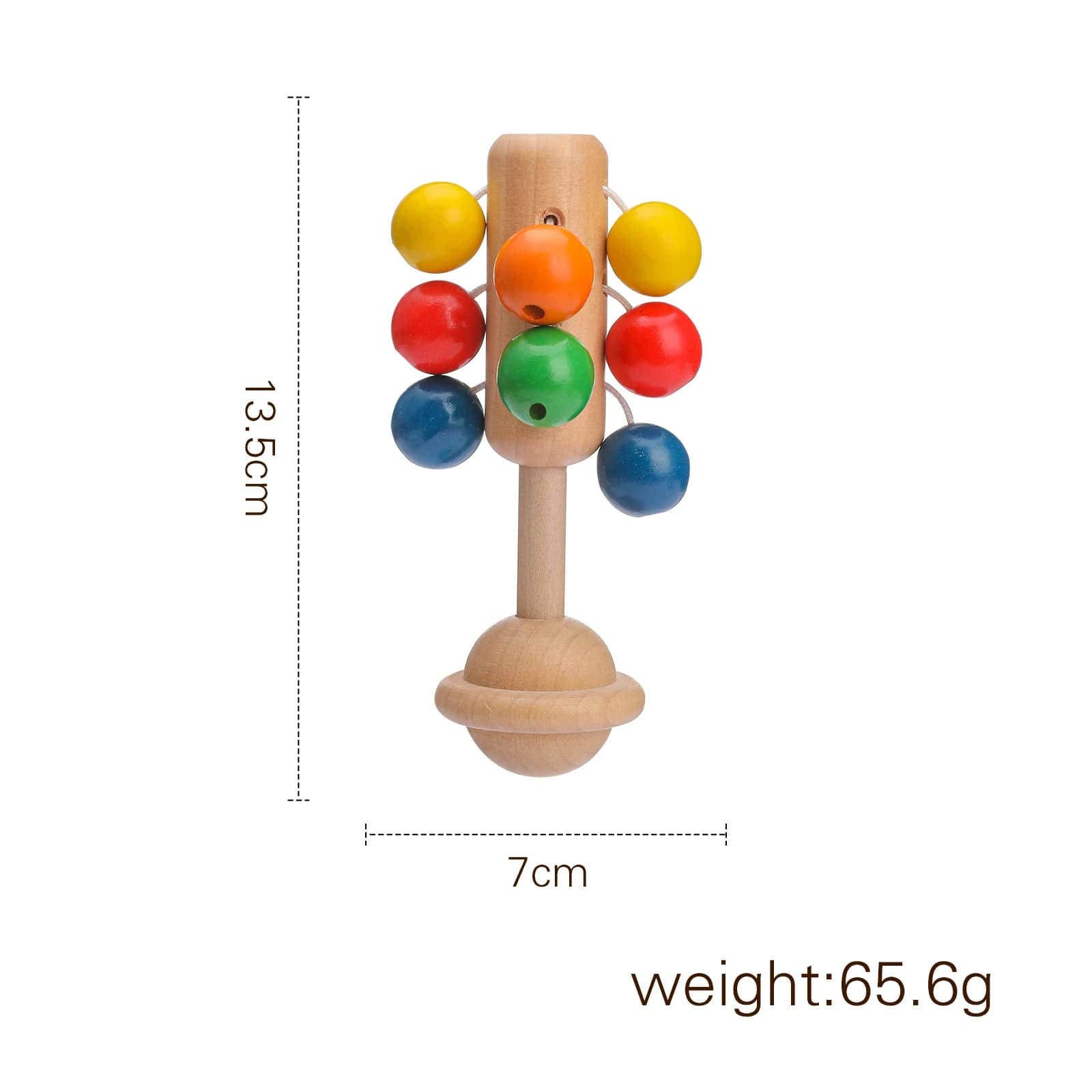 Smyles 2 Hochet Musical en bois Montessori