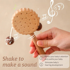 Smyles Hochet Musical en bois Montessori