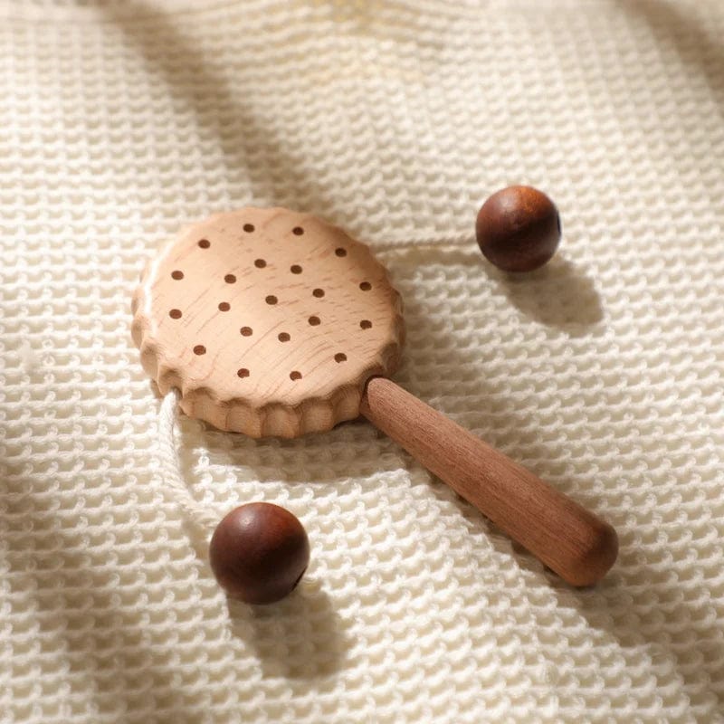Smyles Hochet Musical en bois Montessori