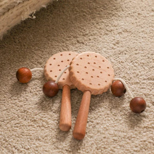 Smyles Hochet Musical en bois Montessori