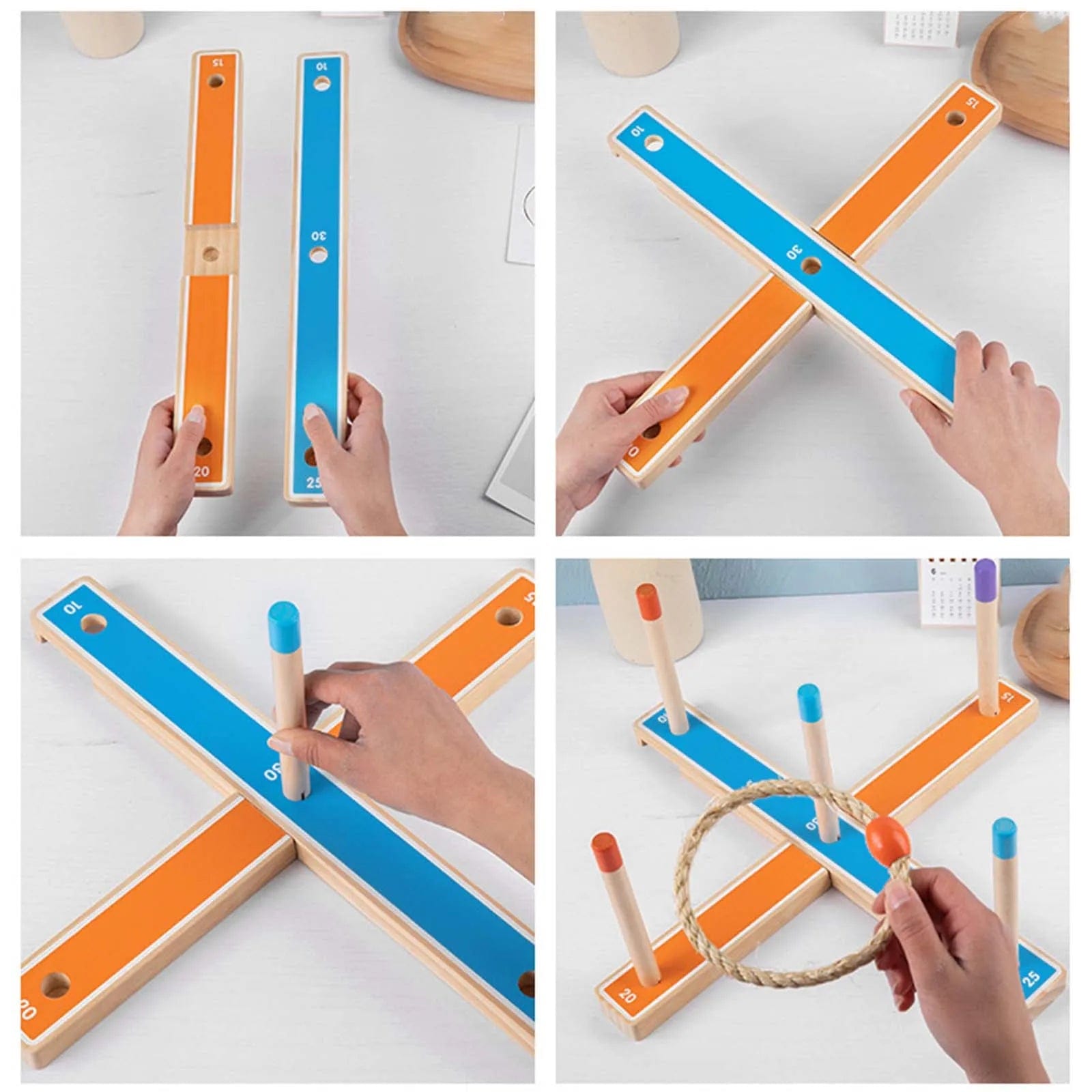 Smyles Jeu de Lancer d'Anneaux
