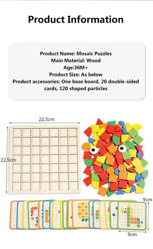 Smyles Jeu Mosaïque Montessori