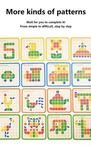 Smyles Jeu Mosaïque Montessori