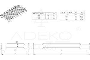 ADEKO Lit Montessori au sol TALO 1