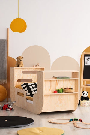 ADEKO Lit Montessori avec barrières RIKO