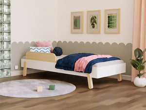 Smyles Lit Montessori  NOVA avec Paroi Latérale  90x200 cm