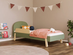 Smyles Lit Montessori NOVA Tête de Lit arrondie et Paroi 90x200 cm