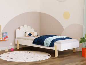 Smyles Lit Montessori NOVA Tête de Lit Nuages 90x200 cm