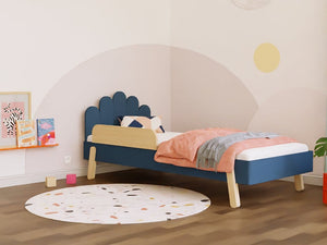 Smyles Lit Montessori  NOVA Tête de Lit Nuages et Paroi  90x200 cm