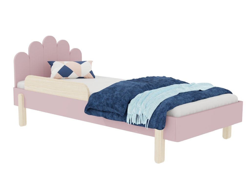 Smyles Lit Montessori  NOVA Tête de Lit Nuages et Paroi  90x200 cm
