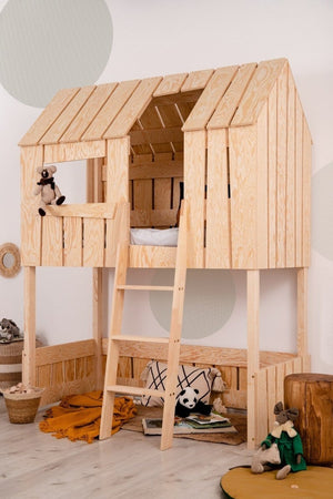 ADEKO Lit Montessori Superposé Cabane PAT A