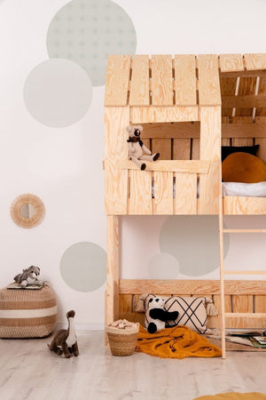 ADEKO Lit Montessori Superposé Cabane PAT A
