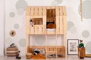 ADEKO Lit Montessori Superposé Cabane PAT A