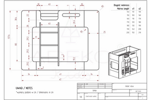 ADEKO Lit Montessori Superposé SIMBA