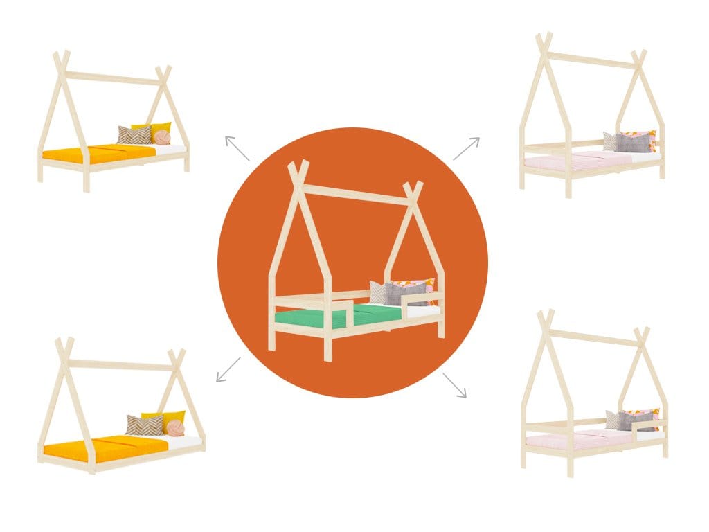 BENLEMI Lit Tipi SAFE 3 barrières N2