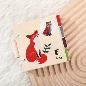 Smyles Livre des animaux en bois