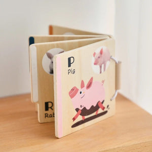 Smyles Livre des animaux en bois