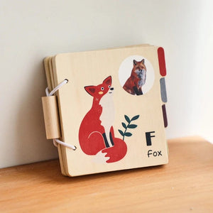 Smyles Livre des animaux en bois