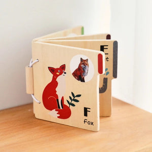 Smyles Livre des animaux en bois