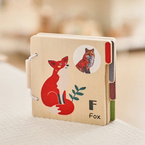 Smyles Livre des animaux en bois