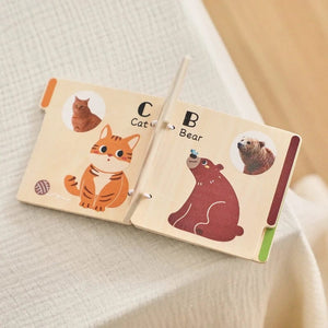 Smyles Livre des animaux en bois