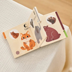 Smyles Livre des animaux en bois