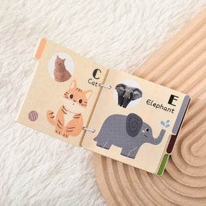 Smyles Livre des animaux en bois