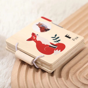 Smyles Livre des animaux en bois