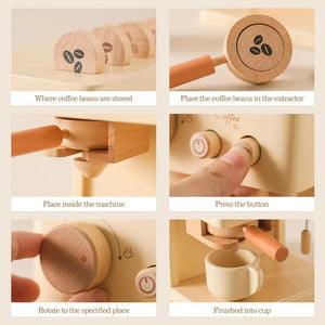 Smyles Machine à Café en bois