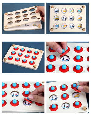 Smyles Memory en bois Montessori