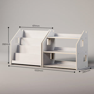 Smyles Pack Étagère + Bibliothèque Montessori Blanche