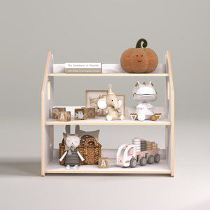 Smyles Pack Étagère + Bibliothèque Montessori Blanche