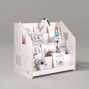 Smyles Pack Étagère + Bibliothèque Montessori Blanche