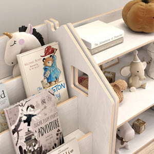 Smyles Pack Étagère + Bibliothèque Montessori Blanche