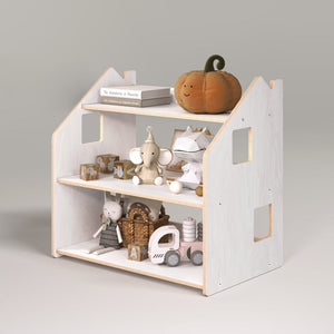 Smyles Pack Étagère + Bibliothèque Montessori Blanche