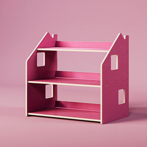 Smyles Pack Étagère + Bibliothèque Montessori Rouge