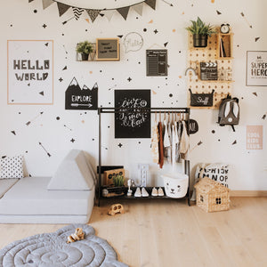 Smyles Penderie Montessori en bois