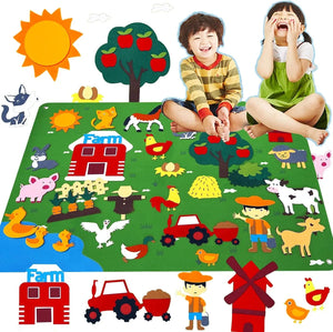 Smyles Planche en feutrine Montessori